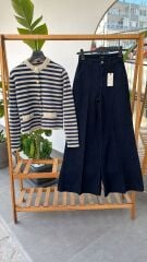 çizgili channel hırka