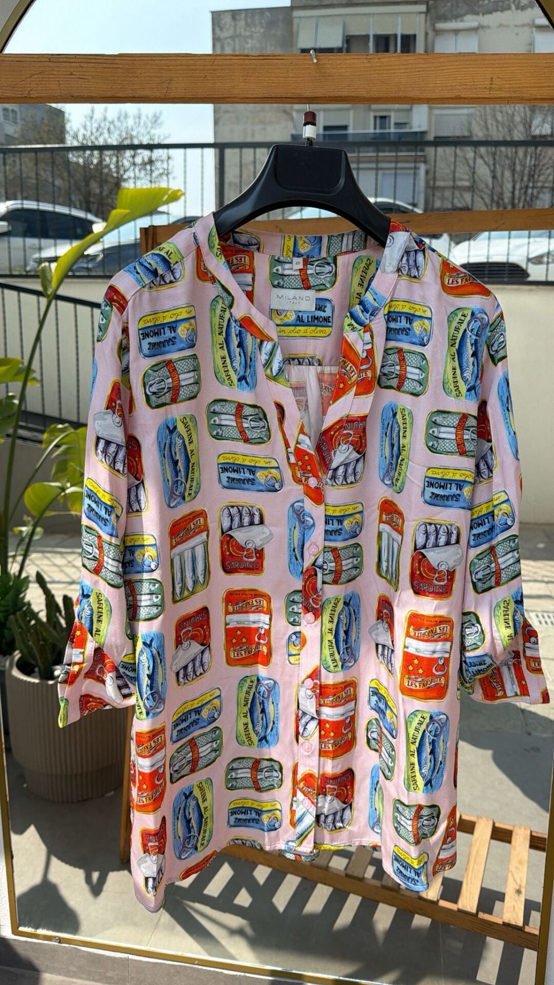 Milano balıklı gömlek