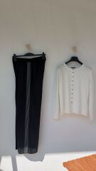 Marks and spencer yanları çizgili pantolon