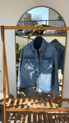 Oversize kot gömlek