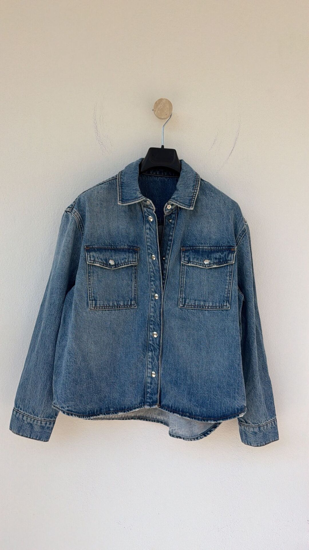 Oversize kot gömlek