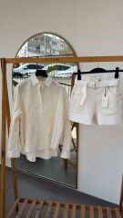 Ted baker krem kot şort