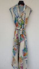 Milano kolsuz desenli elbise