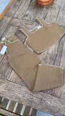 Rails camel çoban dikişili pantolon