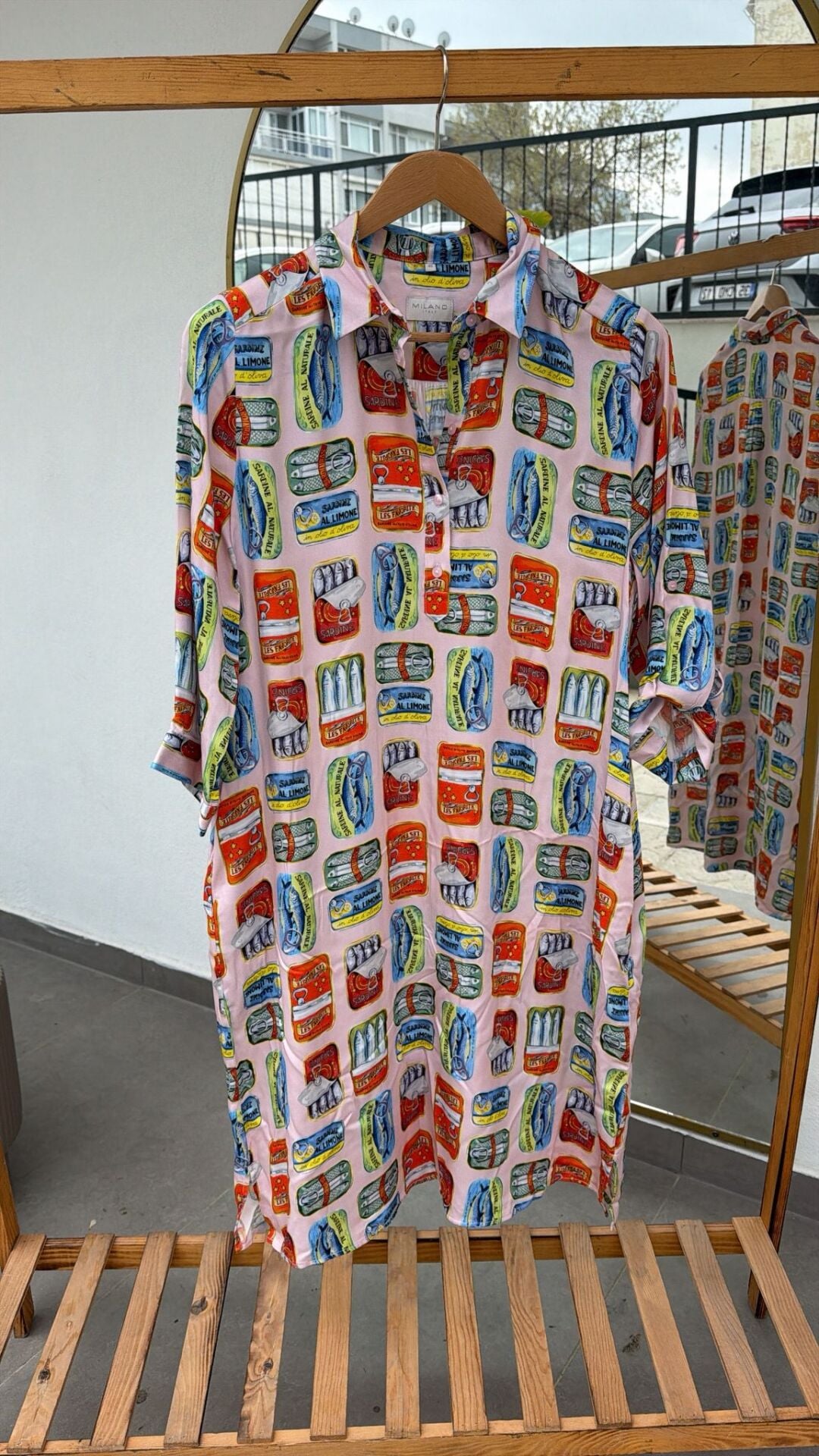 Milano balıklı konserve elbise