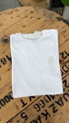 Havlu bisiklet yaka unisex tshirt