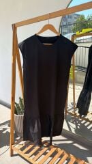 Opus penye siyah elbise