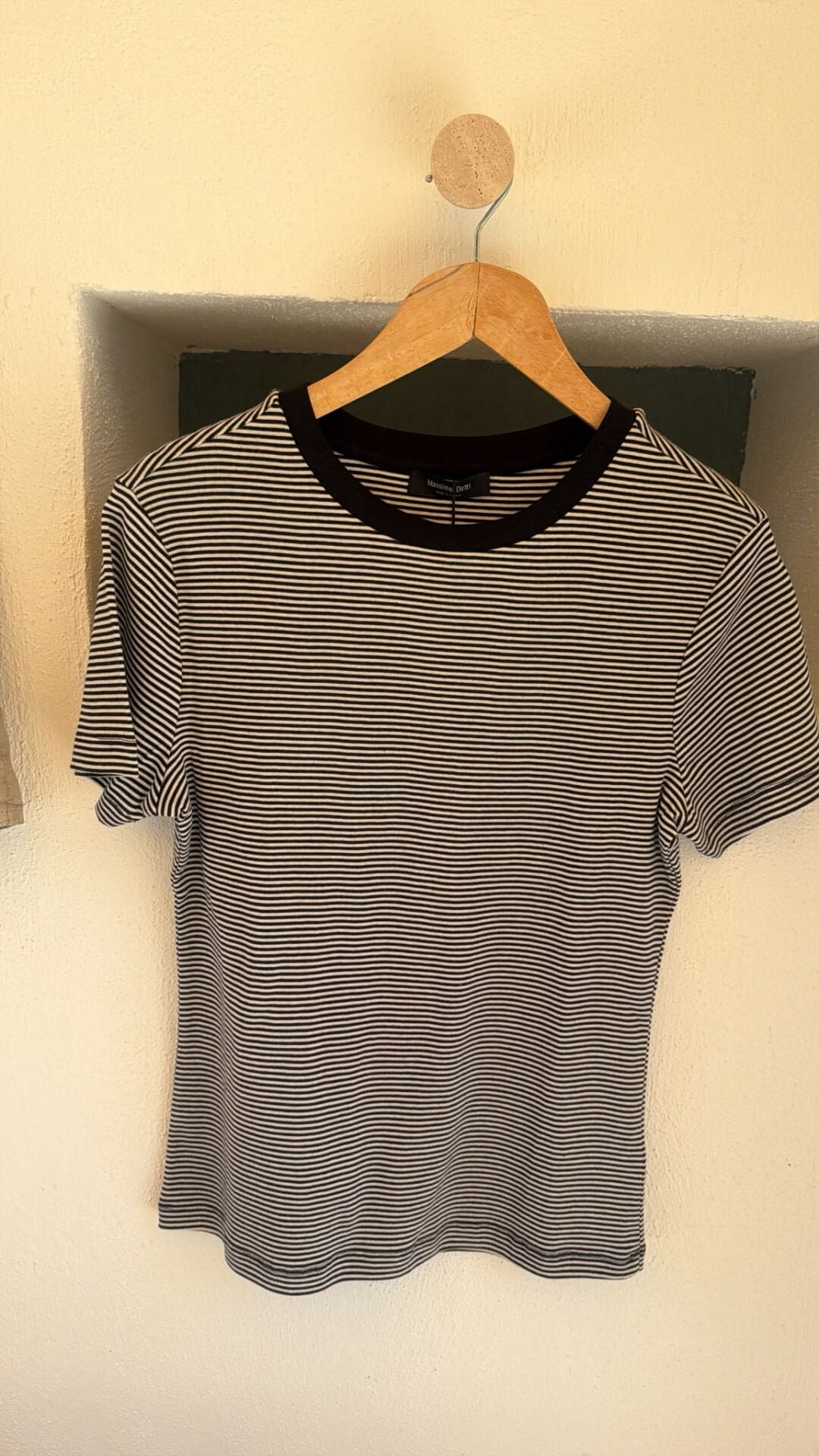 Massimo çizgili kadın tshirt