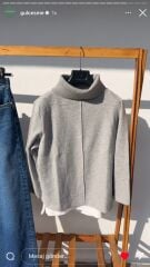 Gri Boğazlı Yumoş Kazak