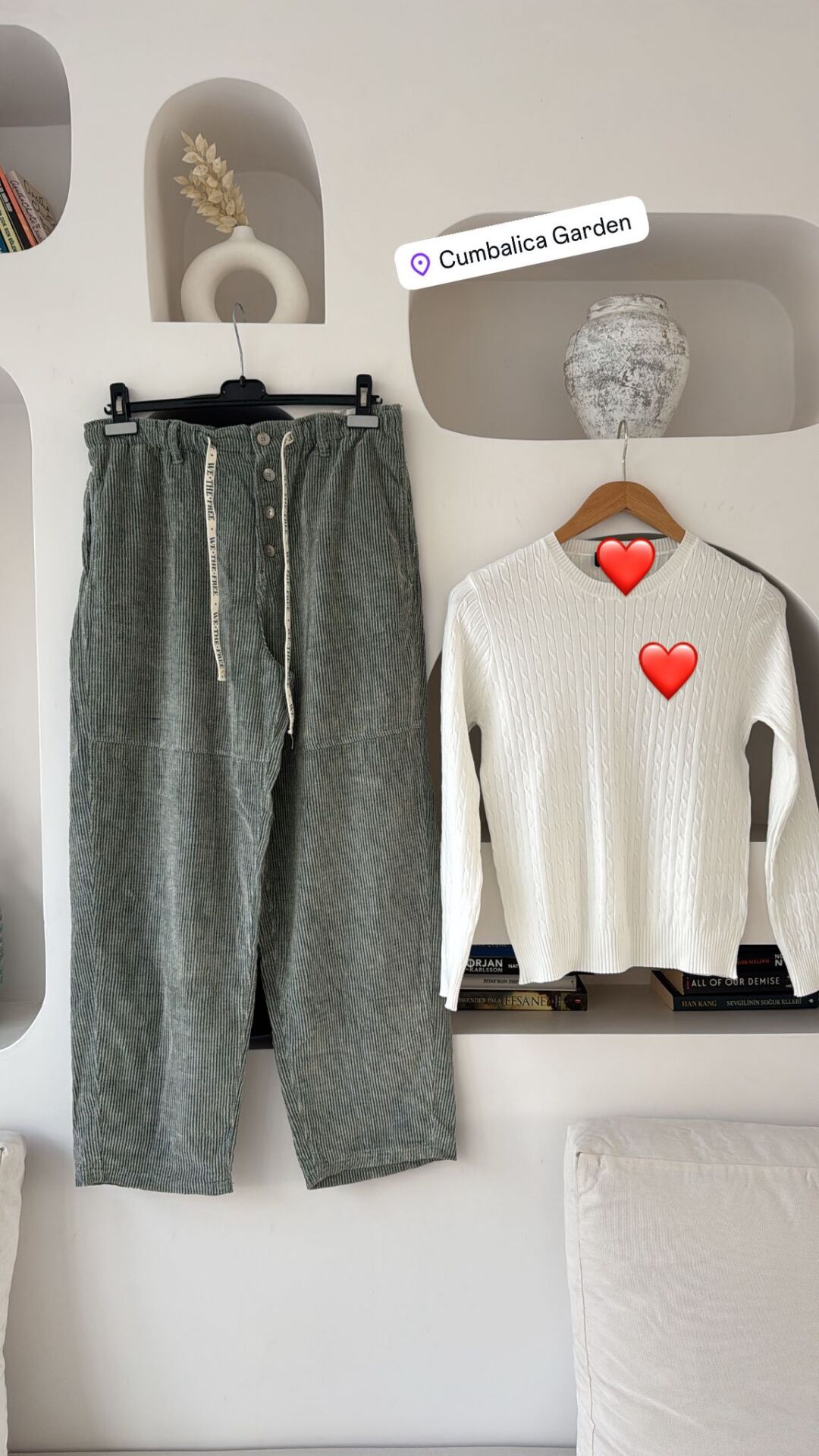 Free People Kadife Pantolon