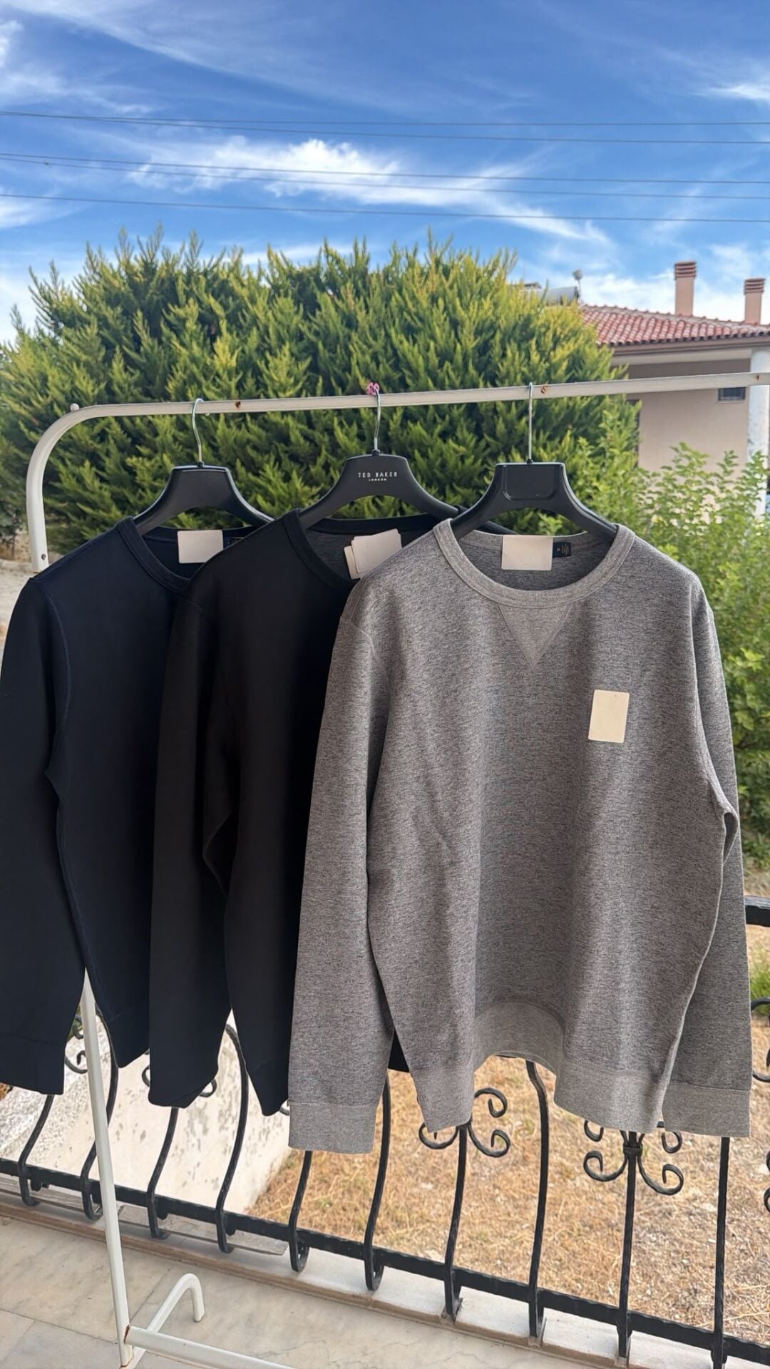 R bisiklet yaka unisex sweat