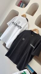 Allsaint dünya baskılı oversize erkek tshirt
