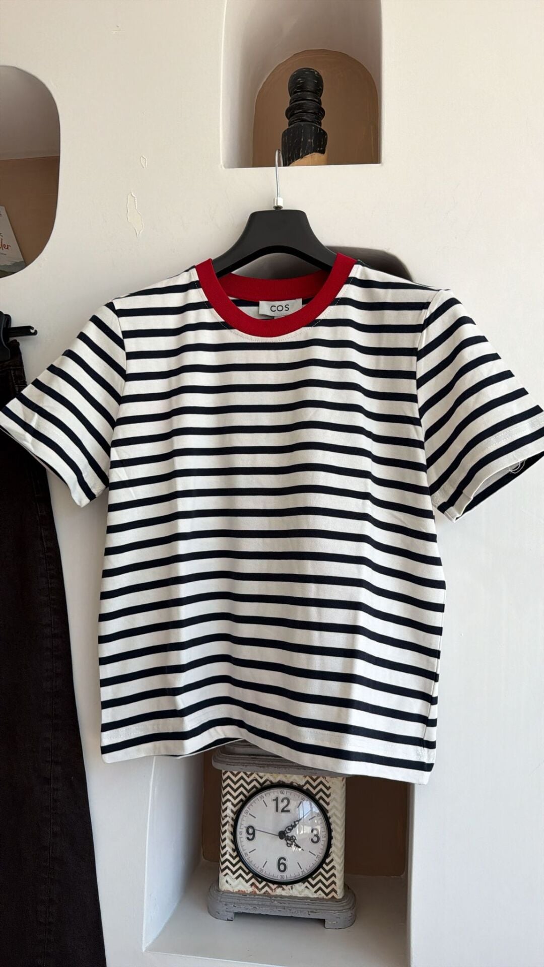 cos çizgili kadın tshirt