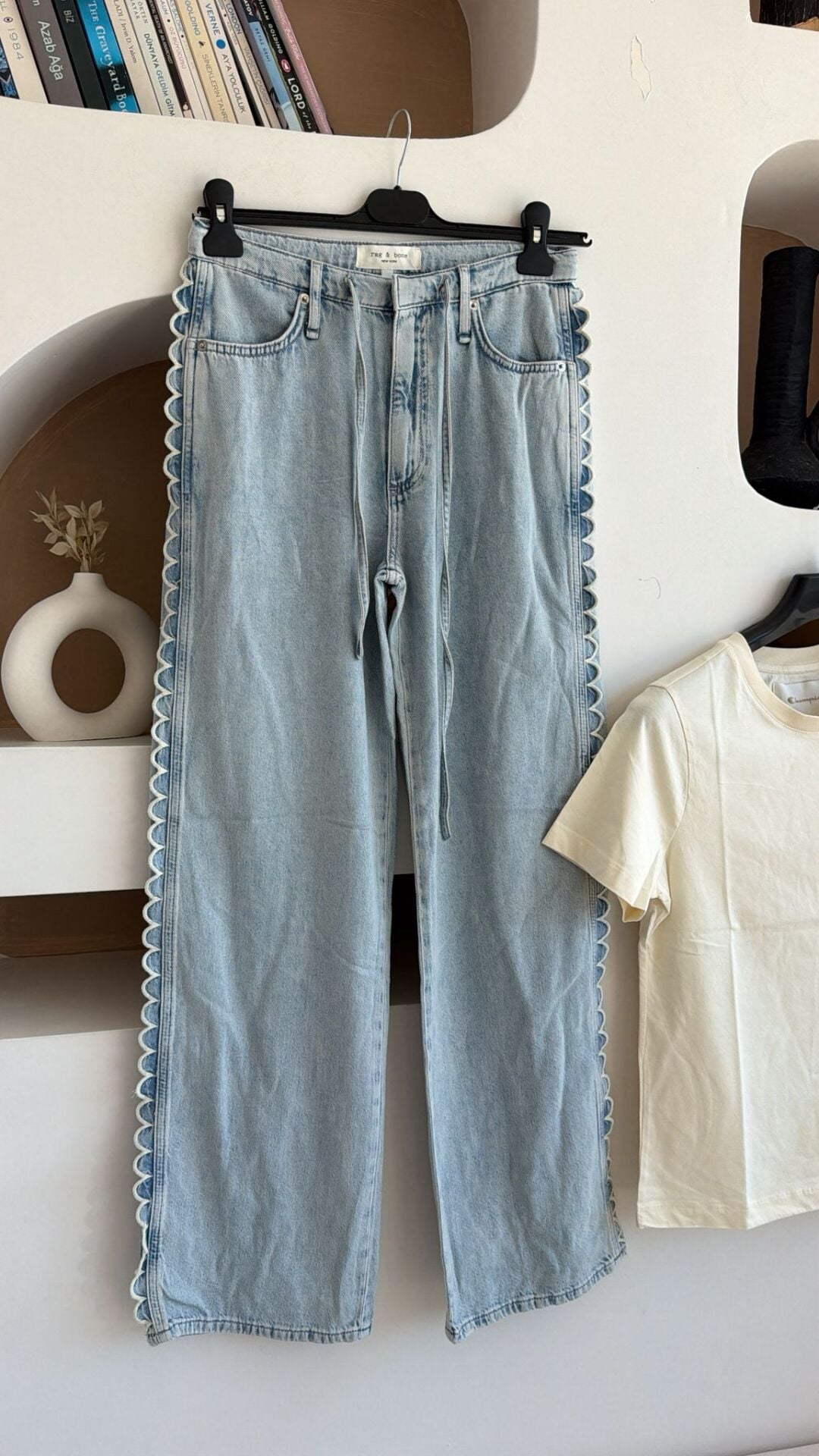 Rag bone dalgalı yumuşak kot