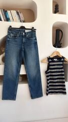 rag bone straight ankle kadın jean
