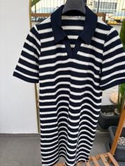 Cecil örme elbise çizgili