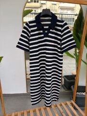 Cecil örme elbise çizgili