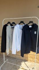 Fermuarlı kapüşonlu unisex sweat