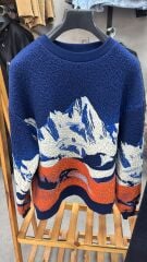 Reserved mountain desenli sweat