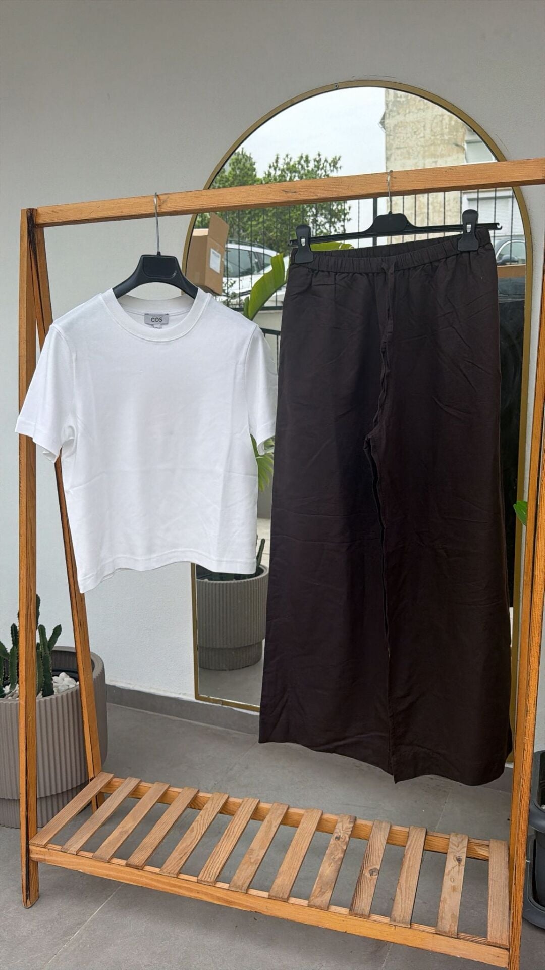 Cos kahverengi kadın pantolon