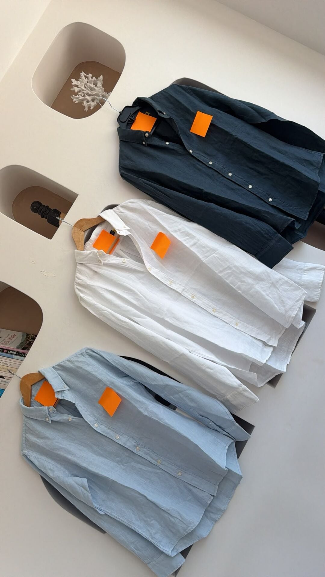 R italyan keten custom fit  erkek gömlek
