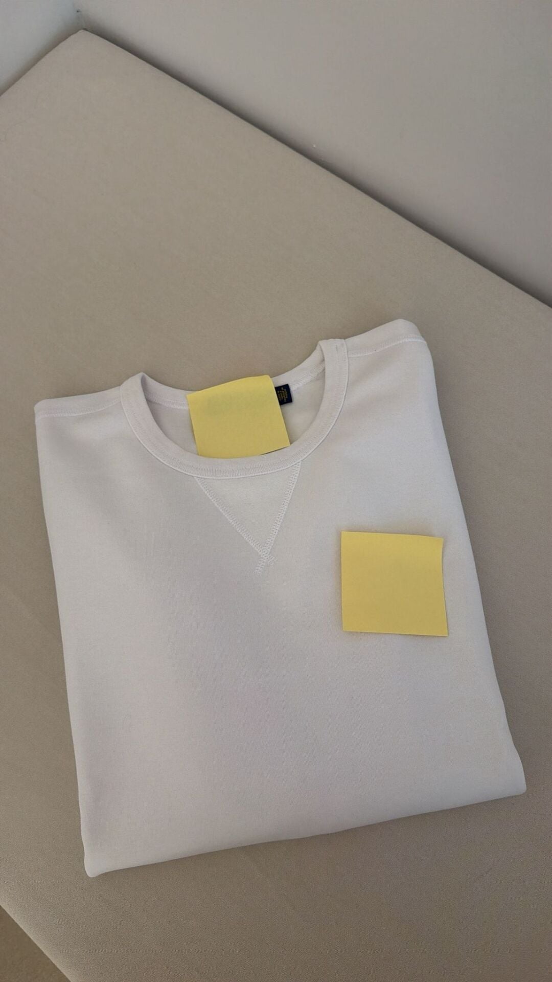 R bisiklet yaka beyaz unisex sweat