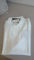 Polo yaka erkek tshirt beyaz classic fit