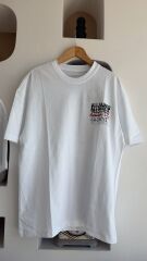allsaint yazılı beyaz oversize tshirt