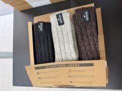 3 lü paket yün kadın çorap