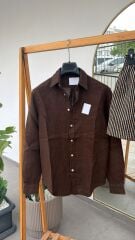 İtalyan keten kadın gömlek