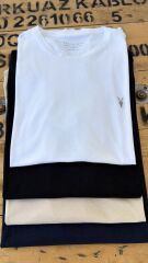 Allsaint slim kalıp erkek basic tshirt