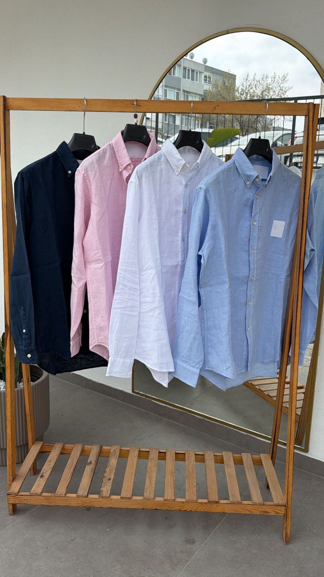 italyan keten erkek gömlek