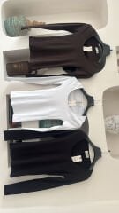 Pılh denim havuz yaka basıc