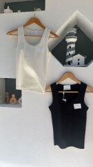 L u yaka slim fit kadın atlet