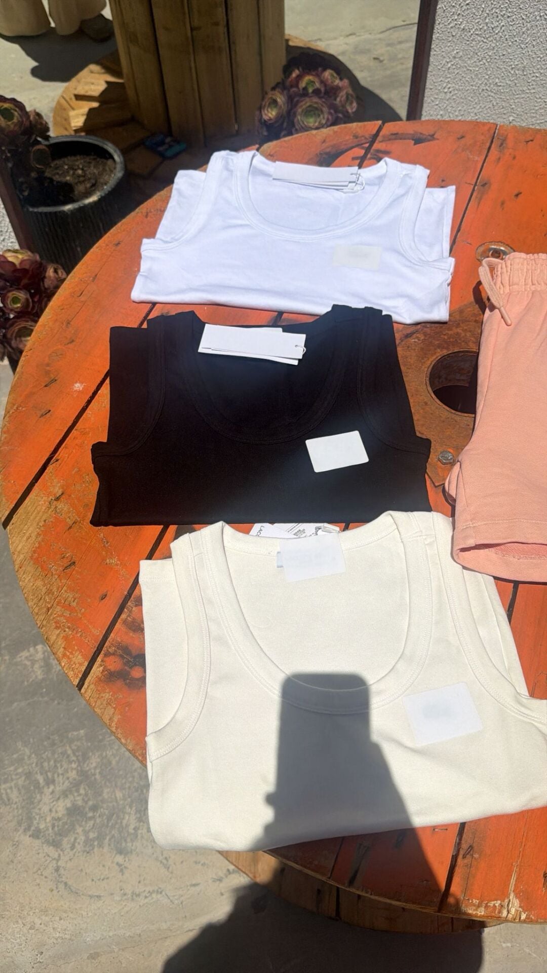 L u yaka slim fit kadın atlet