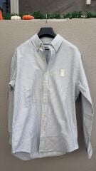 R çizgili oxford unisex gömlek