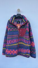 Harper Lewis komple fermuarlı polar renkli