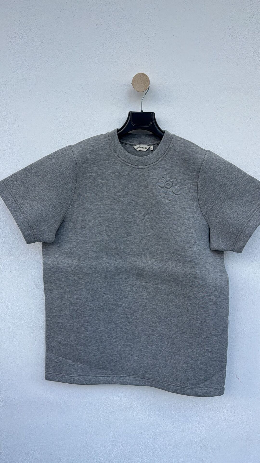 Marimekko  scuba pamuk gri elbise