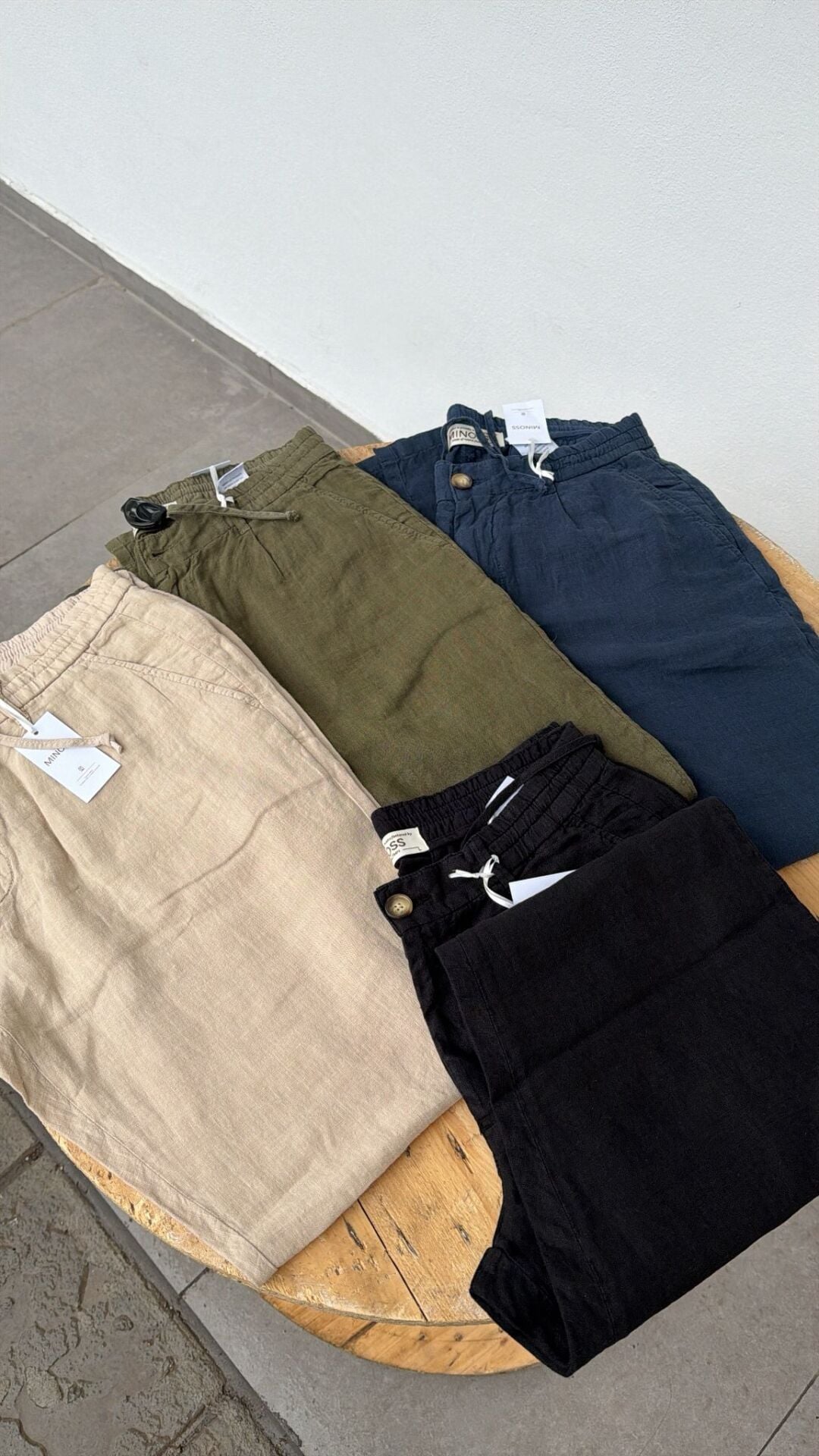 Erkek keten pantolon