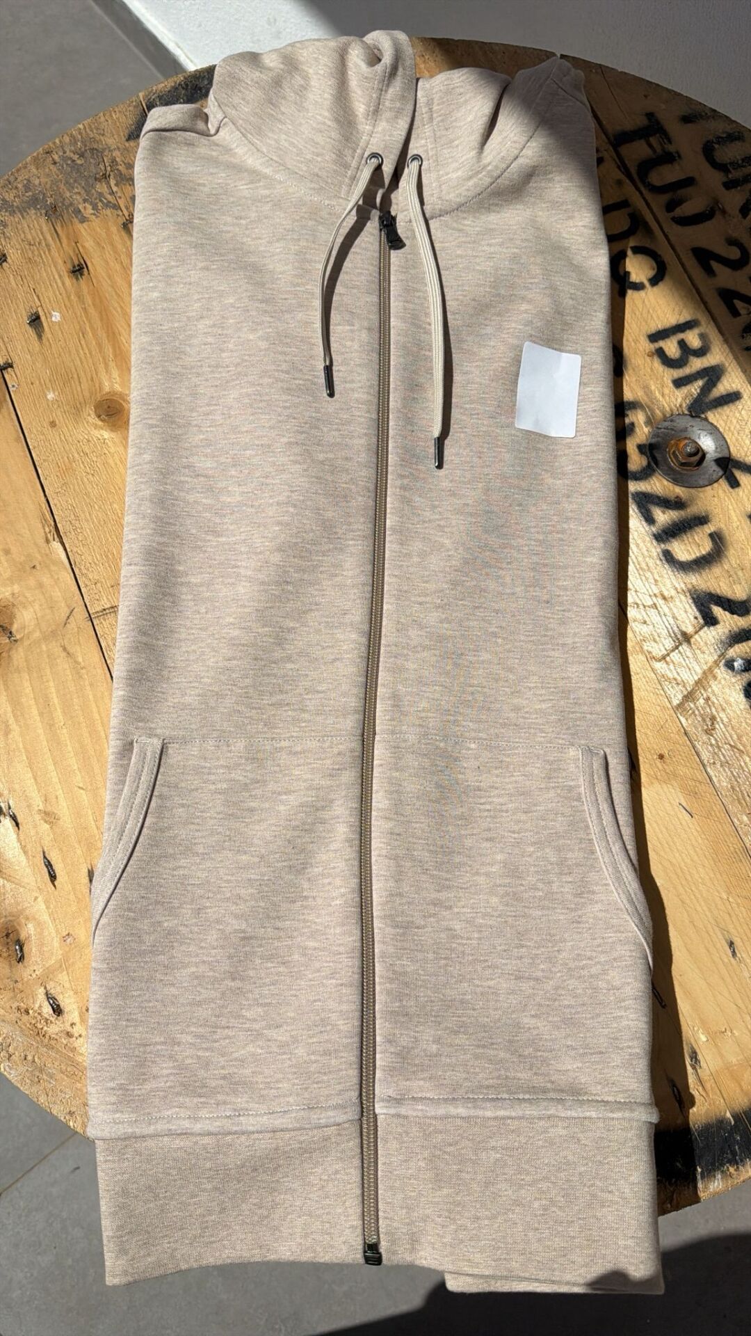 kapüşonlu fermuarlı unısex sweat