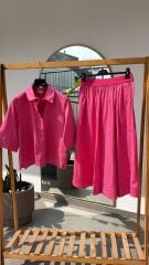 Milano pembe gömlek