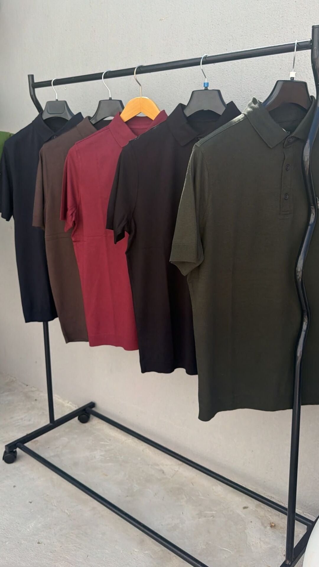Allsaint polo yaka ince merserize erkek tshirt