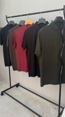 Allsaint polo yaka ince merserize erkek tshirt