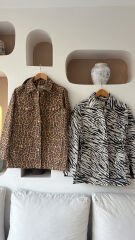 Masion Leopard kadın ceket