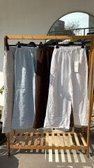 İtalyan keten pantolon
