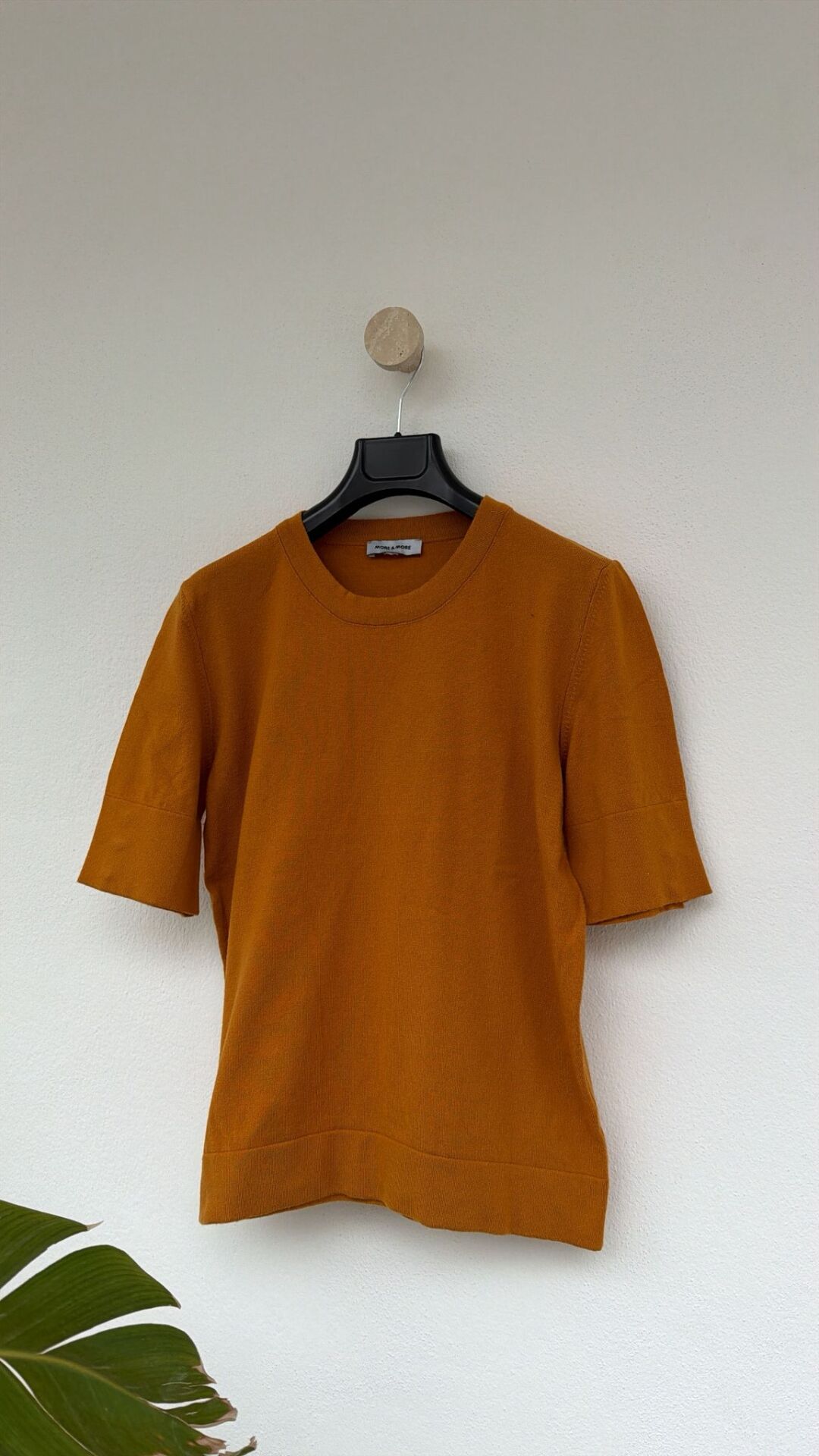 More& more  hardal kısa kol triko