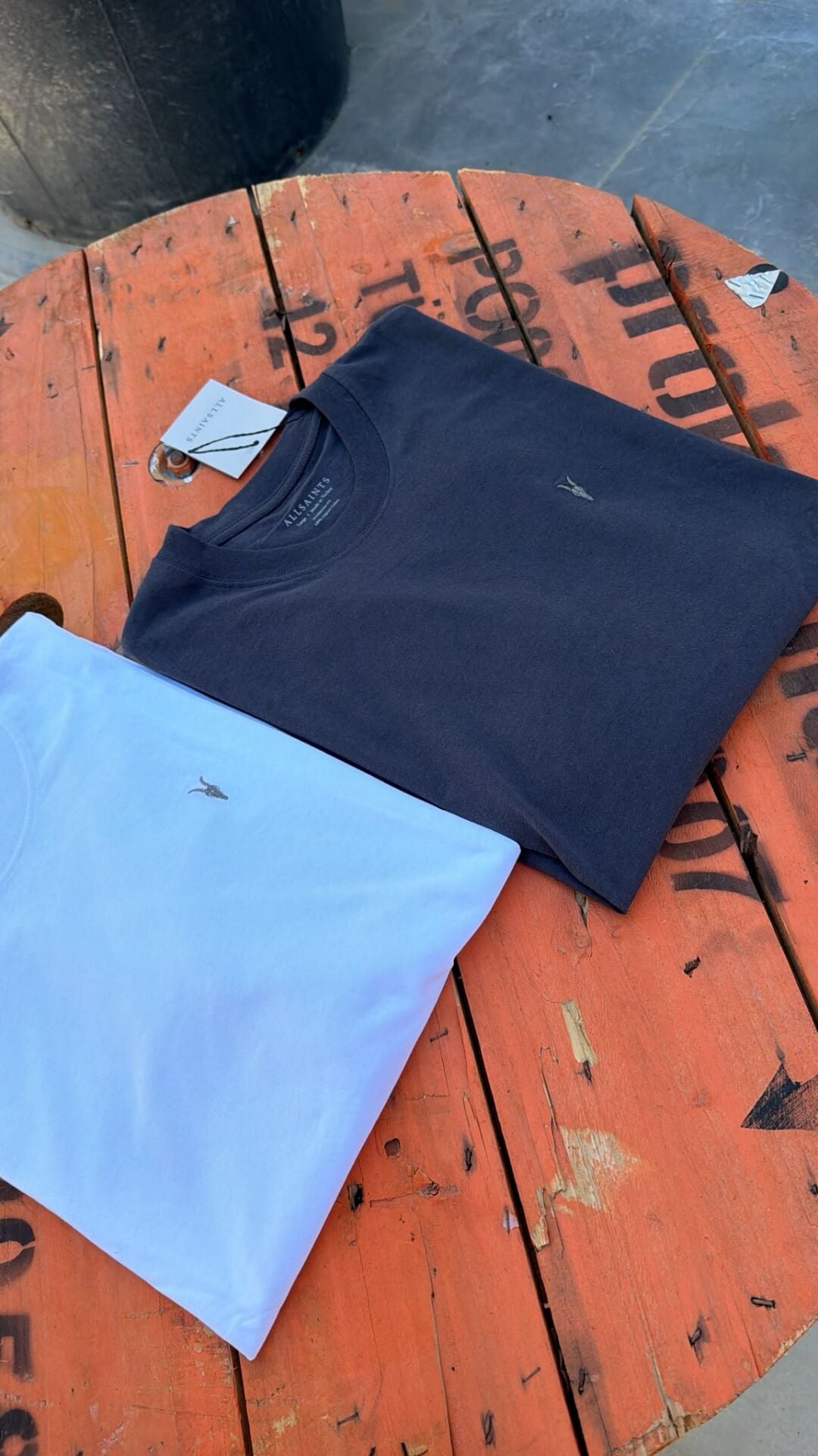 allsaint basic oversize unisex tshirt
