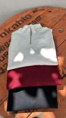 G yarım fermuarlı unisex sweat