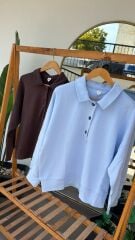 Arket yakalı sweatshirt