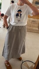 Kadın baskılı tshirt